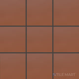 Quarry + Red 6X6 Matte