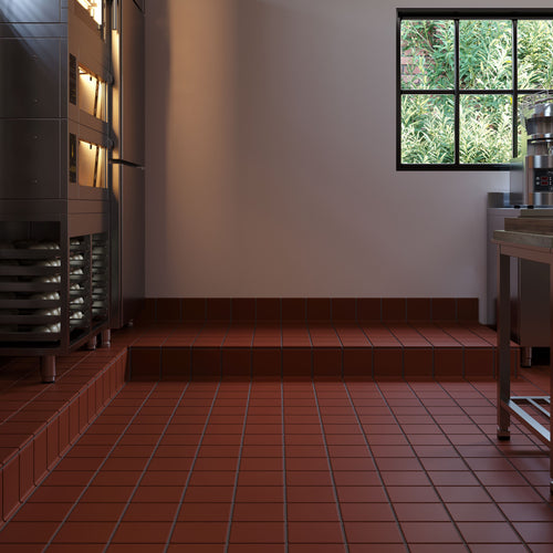 Quarry + Red 6X6 Matte