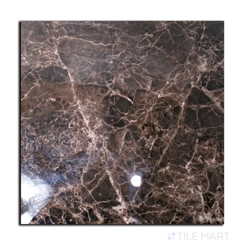 Polished Marble Emperador Dark 48X48 Porcelain