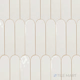 Feathers Wool 3X12 Bright Ceramic