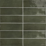 Soco Green 2X6 Glossy Porcelain
