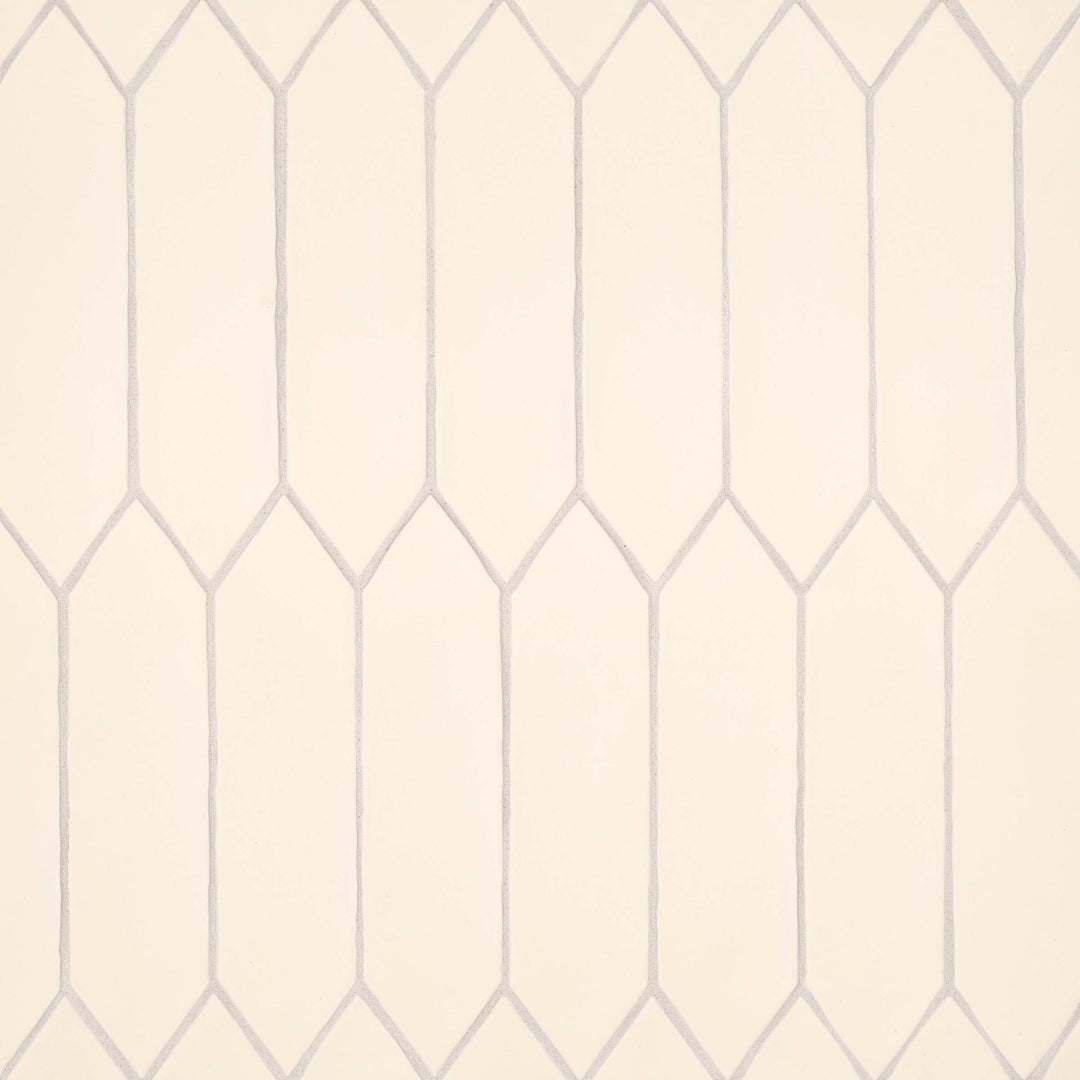 Reine Glazed Ceramic Field Tile 3X12 Ivory Matte