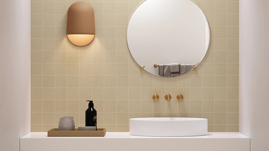 Beige Porcelain Tile Bathroom Ideas For A Calm And Elegant Space