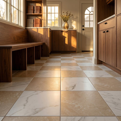 Checkerboard Tile Ideas for Every Room in the Home