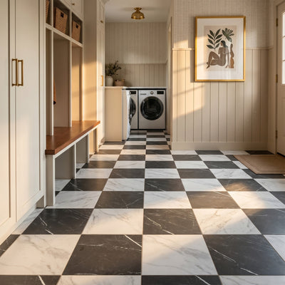How to Install Checkerboard Tile: Layout, Planning & Waste Guide