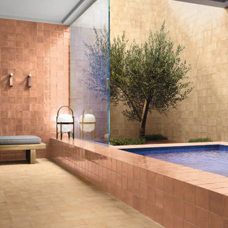 The Clay tile collection embraces rustic charm with a Mediterranean and farmhouse-inspired subway tile design. Its eclectic appeal makes it a versatile choice for walls, backsplashes, and feature areas.