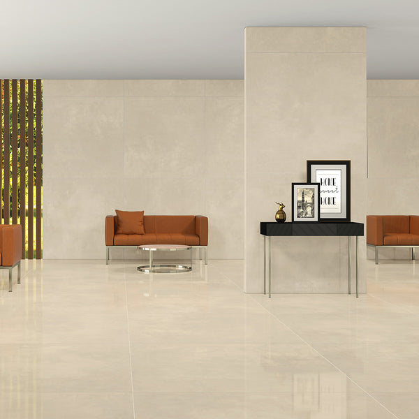 The Kadence tile collection offers a sleek concrete look, perfect for modern, coastal, minimalist, and transitional interiors