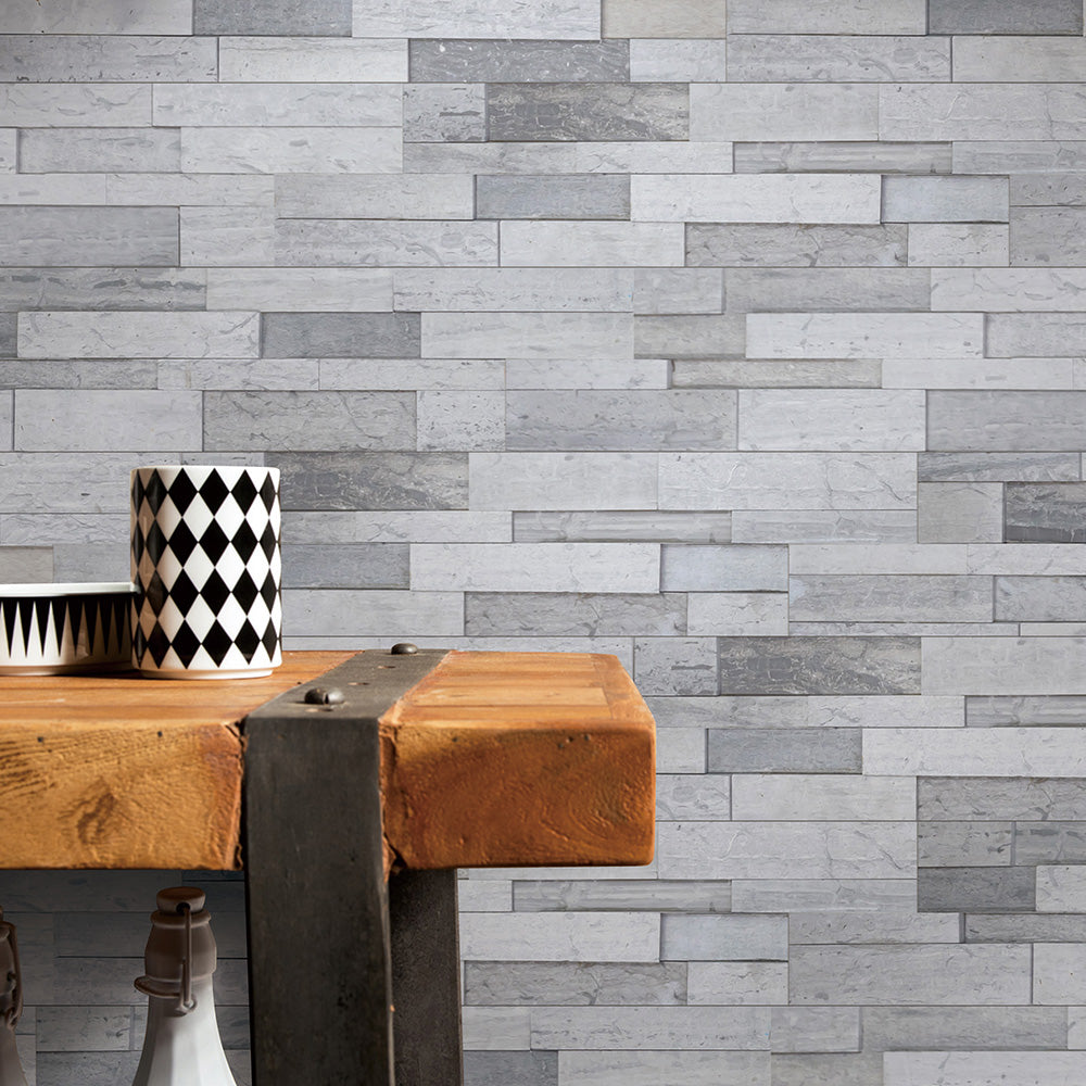 The Modern Ledgestone tile collection showcases a natural stone look, blending modern, rustic, and farmhouse aesthetics. With its textured surface and organic appeal, this collection adds depth and character to both indoor and outdoor spaces.