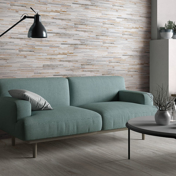 Contemporary Mini Ledgestones collection showcasing textured stone veneers in compact formats, perfect for adding depth and modern edge to vertical surfaces.