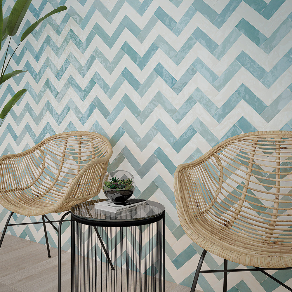 The Safi tile collection features handcrafted zellige-inspired subway tiles, blending contemporary, rustic, coastal, and farmhouse aesthetics. With its rich texture and artisanal charm, this collection adds warmth and character to any space.