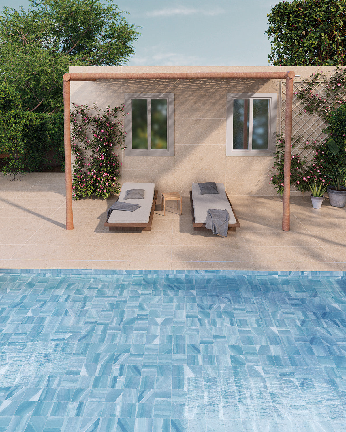 With its eclectic and encaustic-inspired patterns, the Maritima collection offers a striking decorative look. A versatile choice for contemporary, coastal, and bohemian designs, it brings artistic flair to interiors.