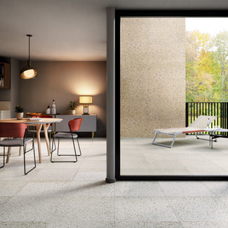 The Rialto collection features decorative tiles that exude European elegance. With a mix of traditional, Scandinavian, and rustic influences, it adds depth and character to transitional home designs.