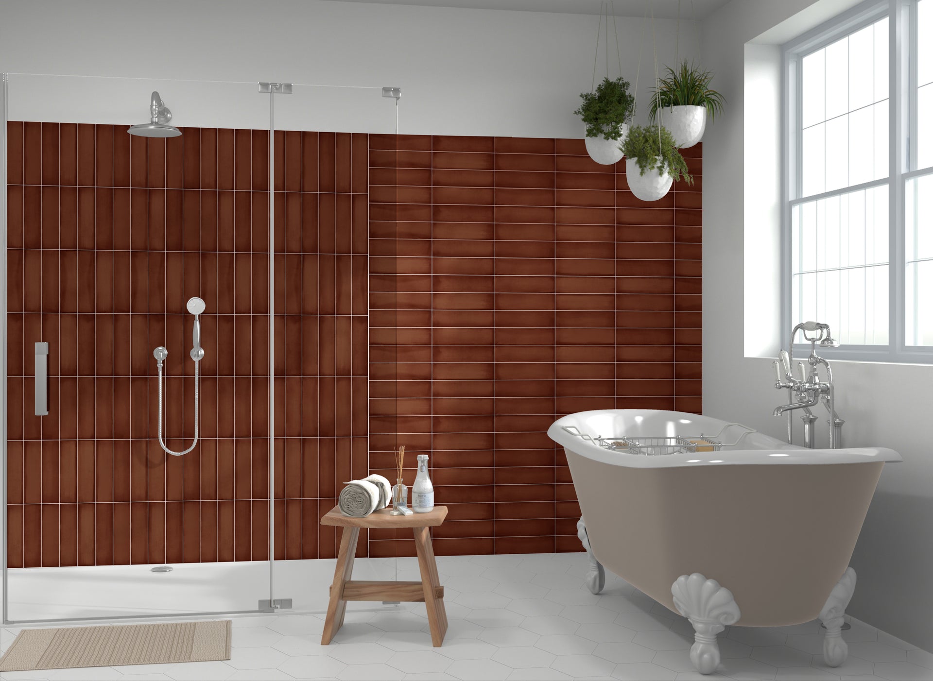 The Ghent collection fuses zellige craftsmanship with subway tile versatility. With an industrial edge and mid-century modern influences, it’s a bold choice for eclectic and contemporary designs.