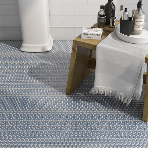 Penny Round Mosaic Tiles
