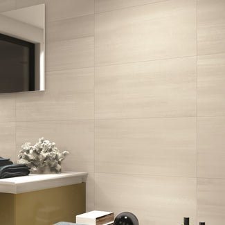 Enhance your interiors with the natural beauty of Flow stone tile.  Designed for modern, coastal, minimalist, transitional, and Scandinavian spaces, this tile embodies refined simplicity with its organic texture and subtle elegance