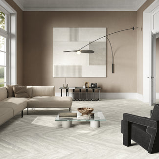 Transform your space with the natural beauty of Navo stone tile.  Perfectly suited for traditional, coastal, transitional, and Scandinavian styles, this tile brings a refined yet organic appeal to any interior