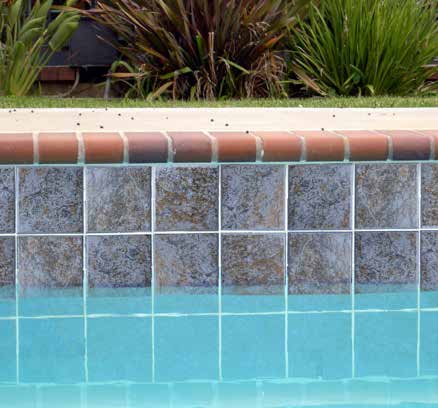 Sekis Collection from Fujiwa features high-quality decorative pool tiles designed for contemporary, eclectic, Mediterranean, and encaustic-inspired aesthetics