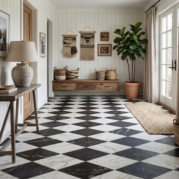 Palazzo Checkerboard Tiles