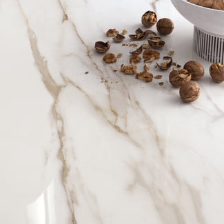 The Tele Di Marmo Reloaded tile collection brings the timeless elegance of marble into contemporary living