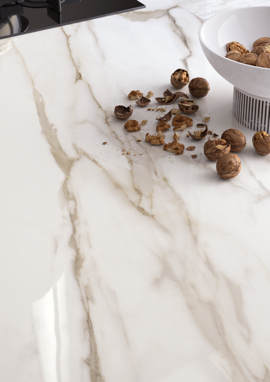 The Tele Di Marmo Reloaded tile collection brings the timeless elegance of marble into contemporary living