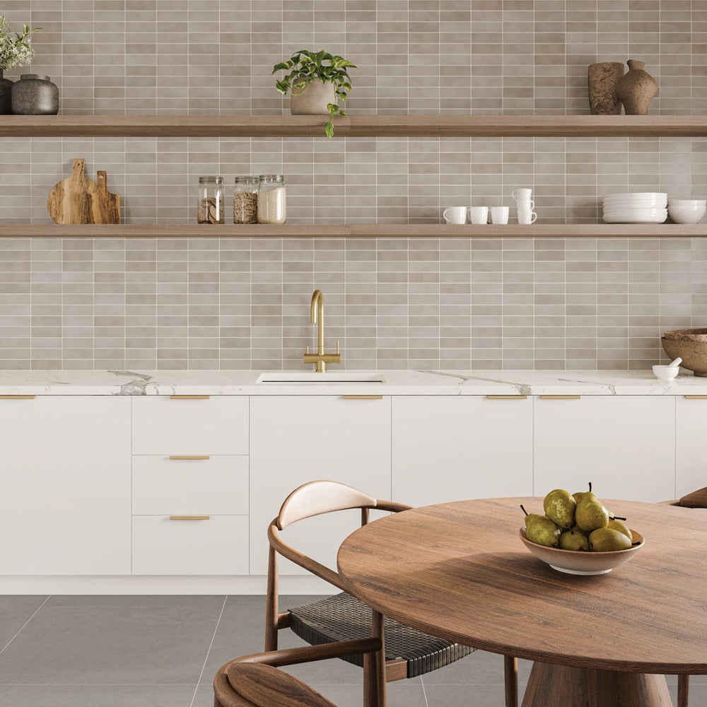 The Celine zellige subway tile collection offers a rich mix of contemporary, rustic, eclectic, and traditional aesthetics. Perfect for adding warmth and character to any interior.