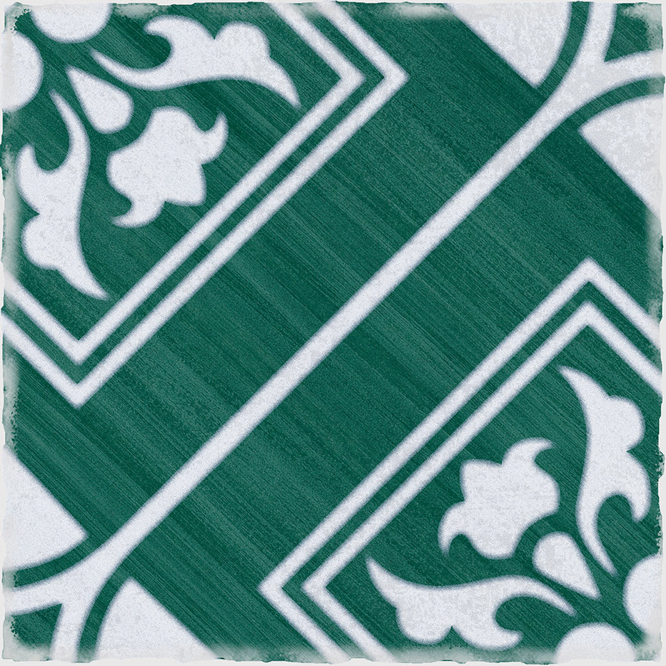 Andratx Green 6X6 Glossy Porcelain
