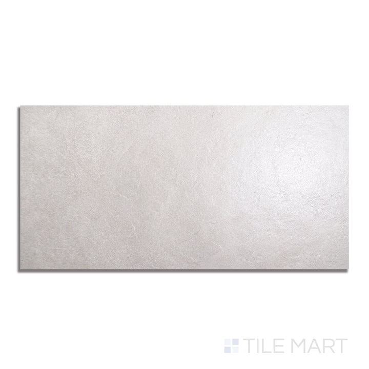 Ash Porcelain Large Format Field Tile 12X24 White Matte