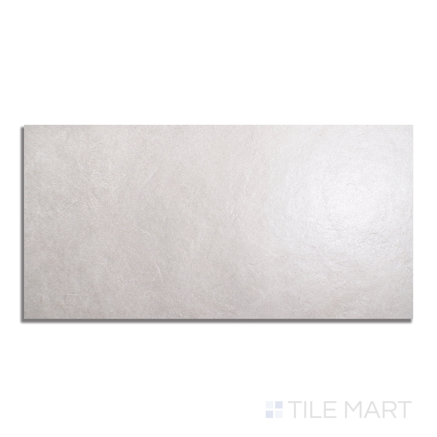 Ash Porcelain Large Format Field Tile 24X48 White Matte