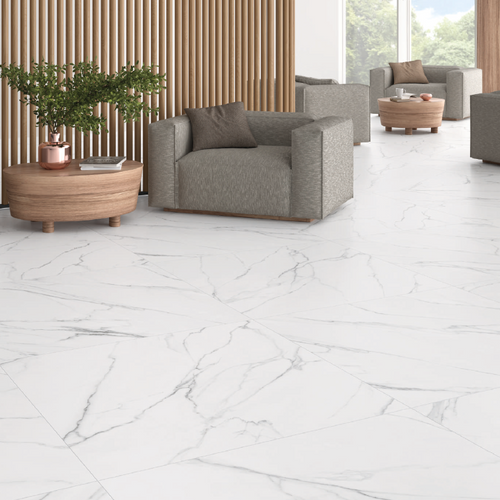 Aston Porcelain Large Format Field Tile 48X48 White Matte