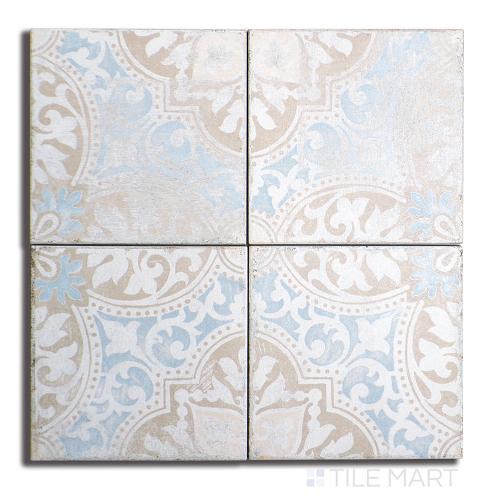 Barcelona Décor Porcelain Decorative Field Tile 6X6 Montjuic Matte
