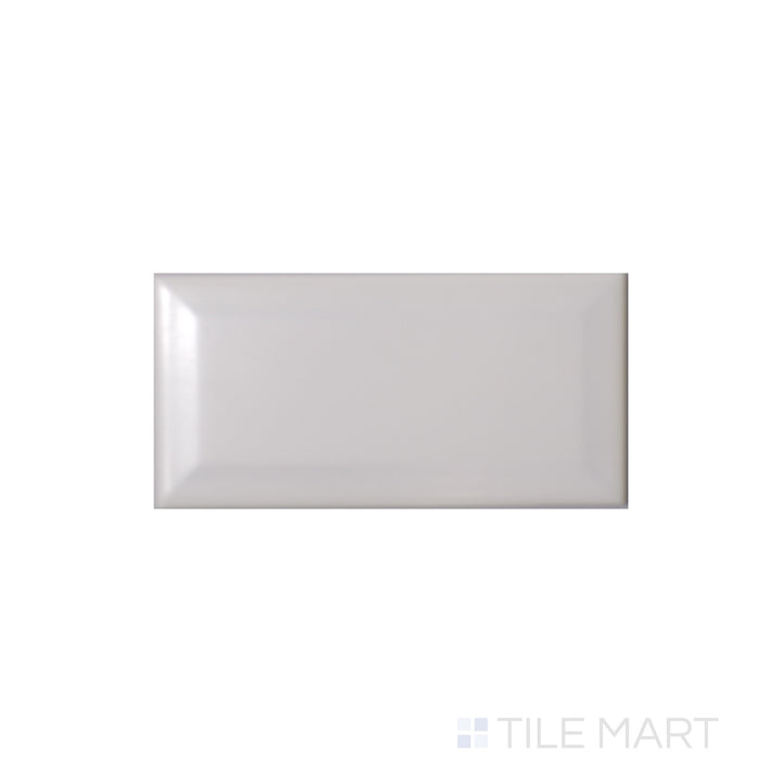 Basics Bevel Ceramic Field Tile 3X6 White Matte