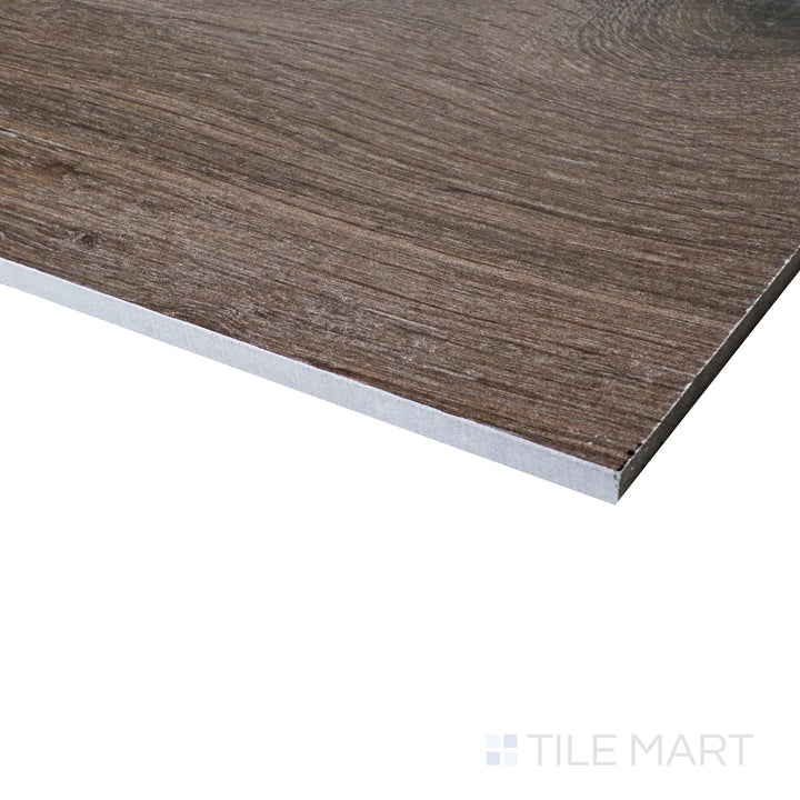 An angled shot highlights the deep brown hues and textured wood grain, enhancing the authentic wood-inspired aesthetic.