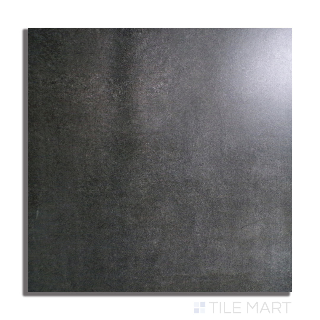Bird’s-eye view of Concrete Anthracite 48X48 Matte Porcelain, a large-format tile with a deep charcoal-gray tone and a raw concrete-inspired finish.