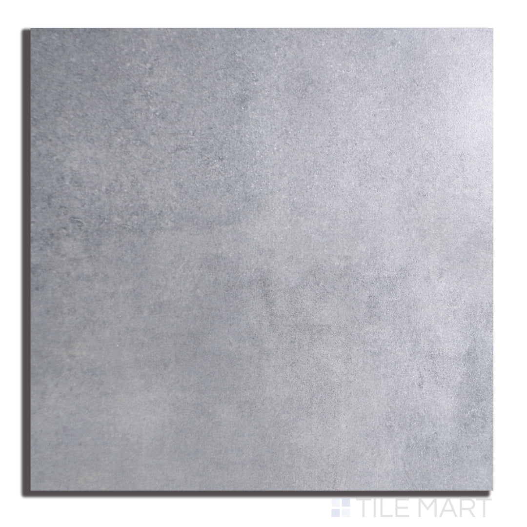 Aerial view of Concrete Graphite 48X48 Matte Porcelain, featuring a dark grey industrial concrete finish with a refined matte surface.