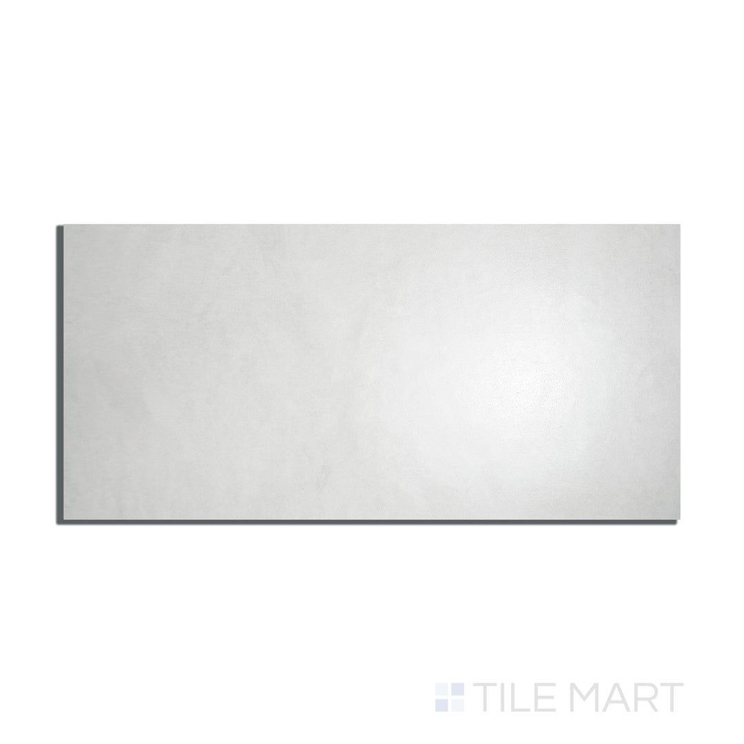 Overhead perspective of Creos Dorian 12X24 Matte Porcelain, displaying a cool, modern grey shade with a refined matte surface.