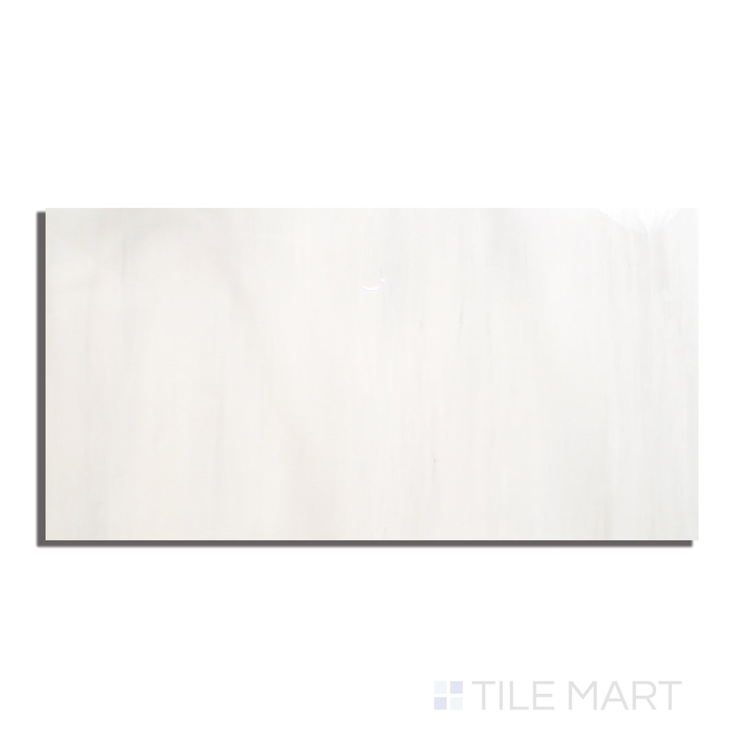 Overhead view of Exotic Stone Nawan Kendo Pearl 24X48 Polished Porcelain, presenting soft pearl tones with intricate marble-inspired patterns.