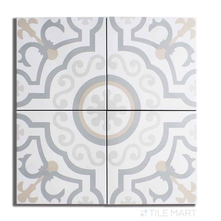 Frame 15 Porcelain Decorative Field Tile 6X6 Kali Chic Matte