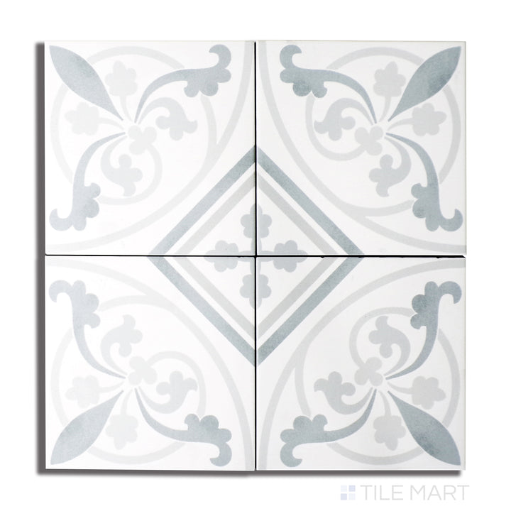 Frame 15 Porcelain Decorative Field Tile 6X6 Providence Matte
