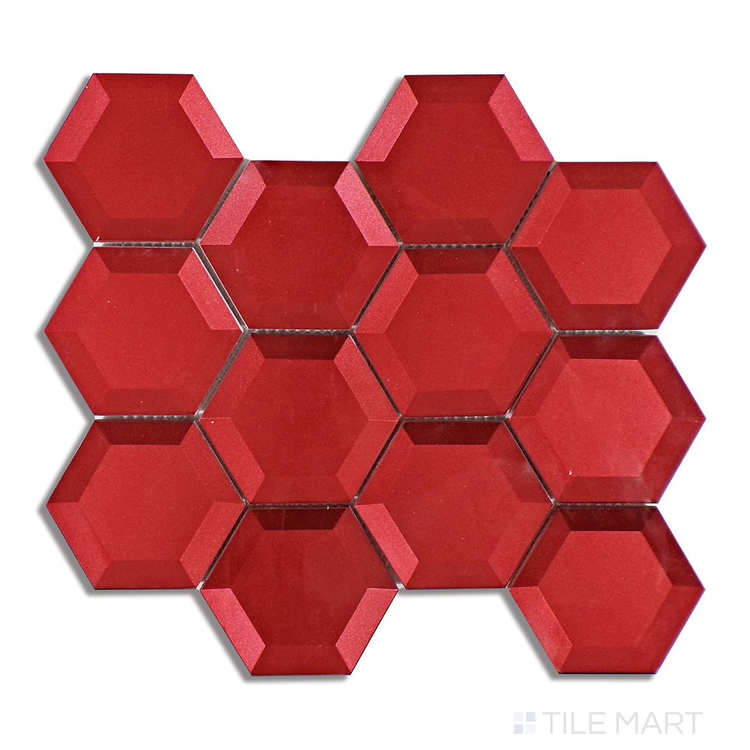 Overhead shot of Bold Glass Red 3