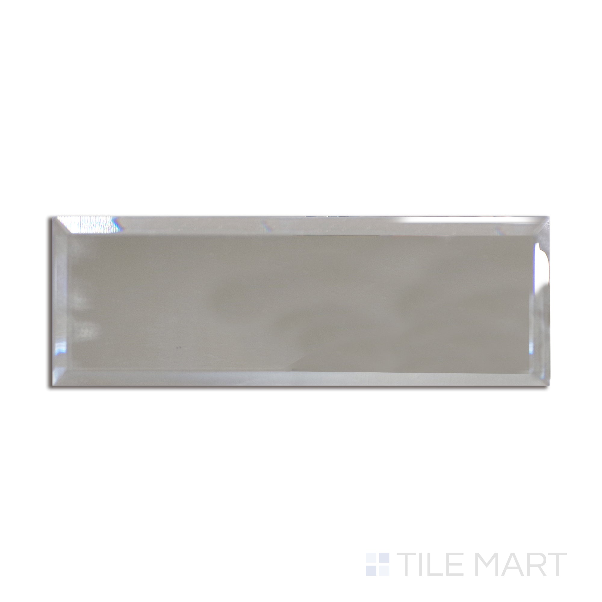 Glass Reflections Beveled Glass Field Tile 4X12 Platinum Glossy – Tilemart