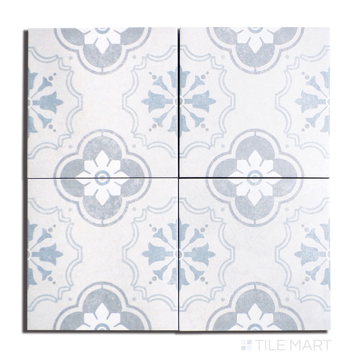 Overhead image of Hampton 15 Bridgeham 6X6 Matte Porcelain, showcasing a soft, neutral tone with a subtle matte finish.