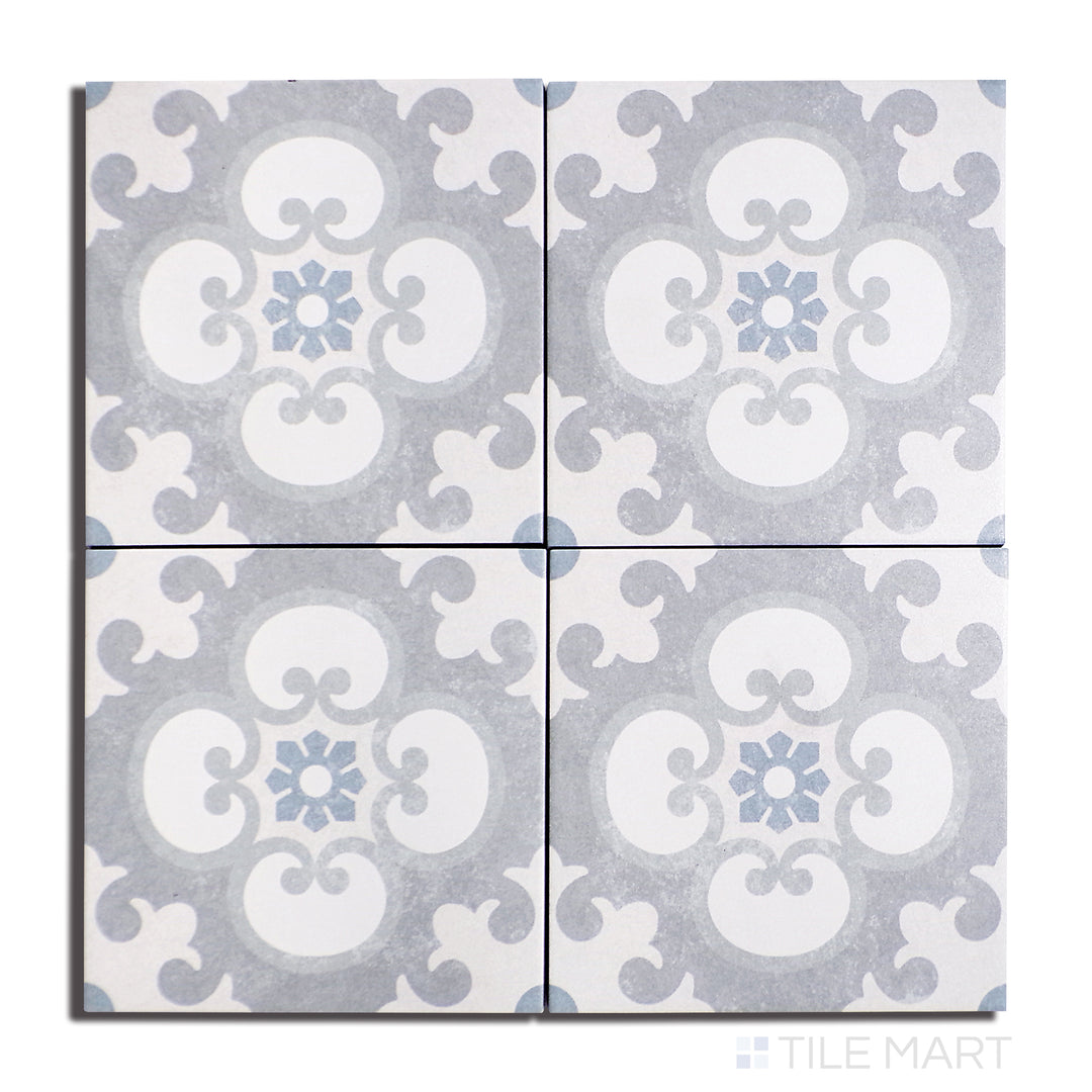 Hampton 15 Porcelain Decorative Field Tile 6X6 Noyack Matte