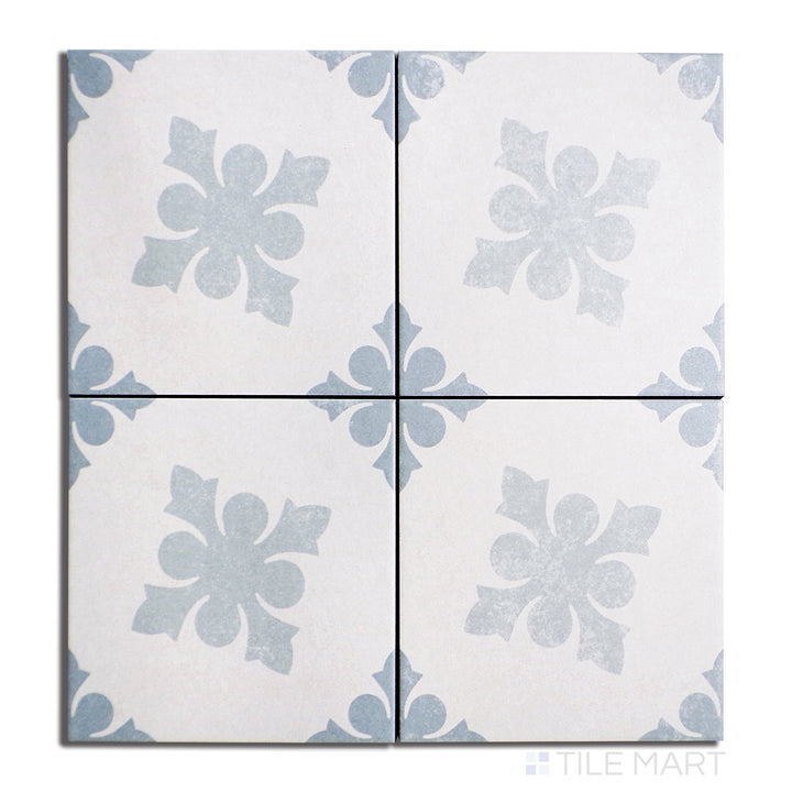 Hampton 15 Porcelain Decorative Field Tile 6X6 Shinnecoc Matte