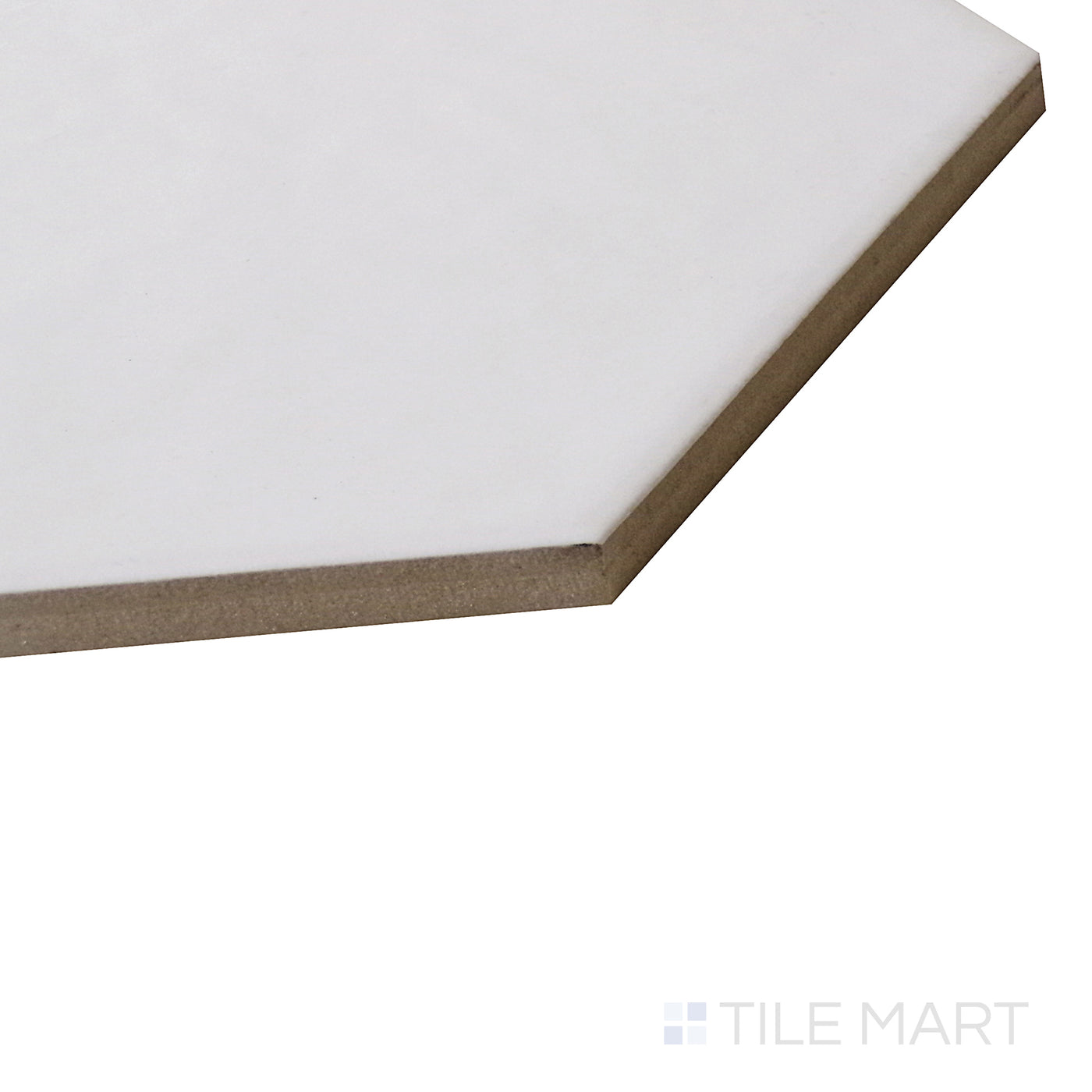 Hexatile Porcelain Field Tile 8X8 Blanco Matte