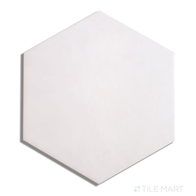 Hexatile Porcelain Field Tile 8X8 Blanco Matte
