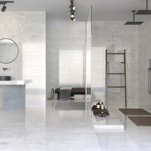 Kadence Porcelain Large Format Field Tile 48X48 Perla Polished