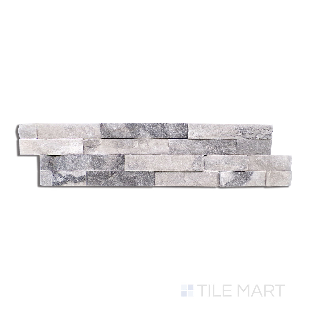 Natural Splitface Stackstone Panels Natural Stone Ledger Panel 6X24 Alaska Grey