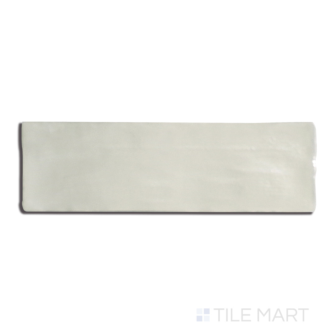 Aerial view of Mallorca Green 2X8 Matte Ceramic, presenting a natural green ceramic tile with a contemporary matte surface.