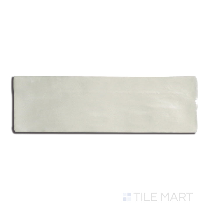 Aerial view of Mallorca Green 2X8 Matte Ceramic, presenting a natural green ceramic tile with a contemporary matte surface.