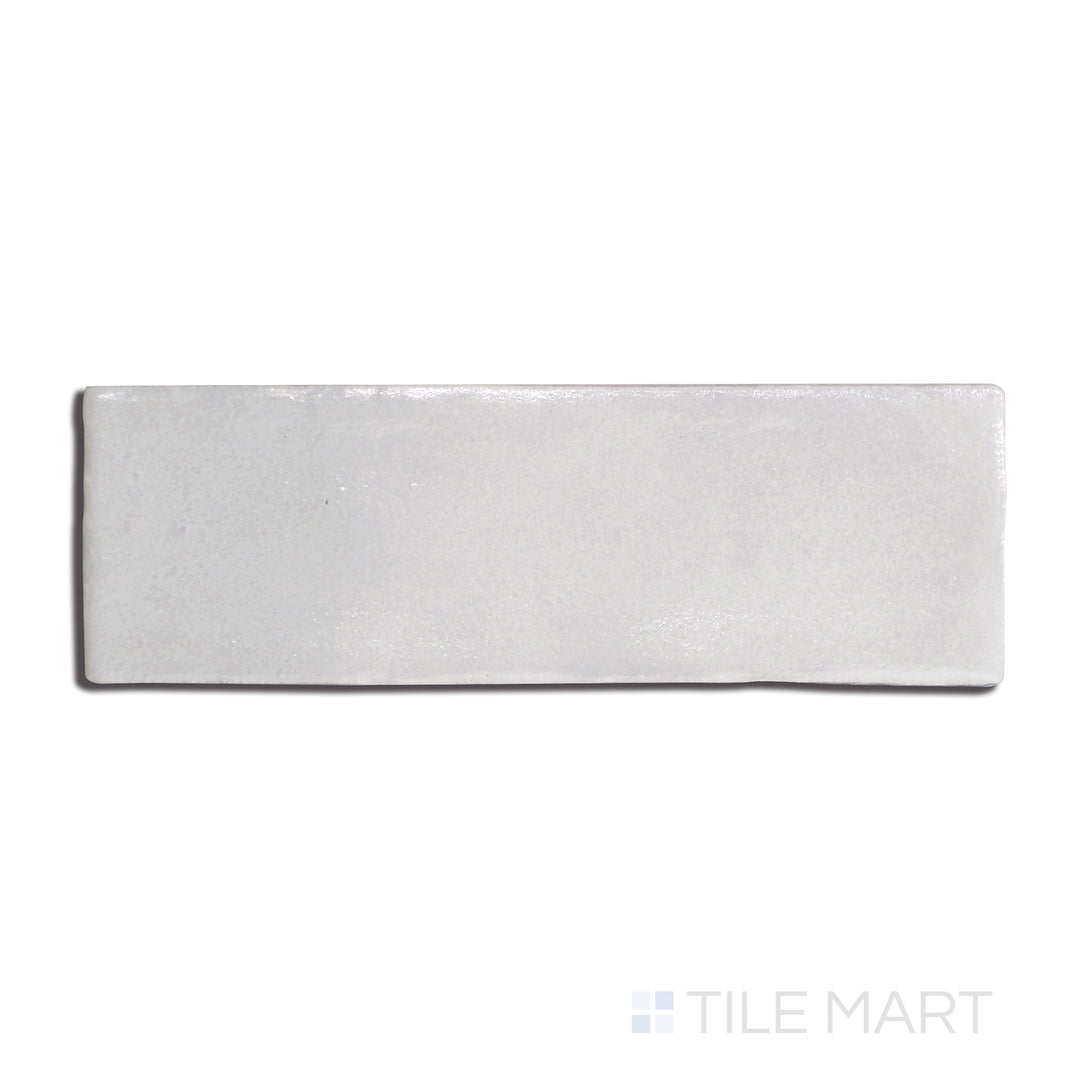 Overhead image of Mallorca White 2X8 Matte Ceramic, featuring a crisp white tile with a subtle matte texture for a timeless appearance.